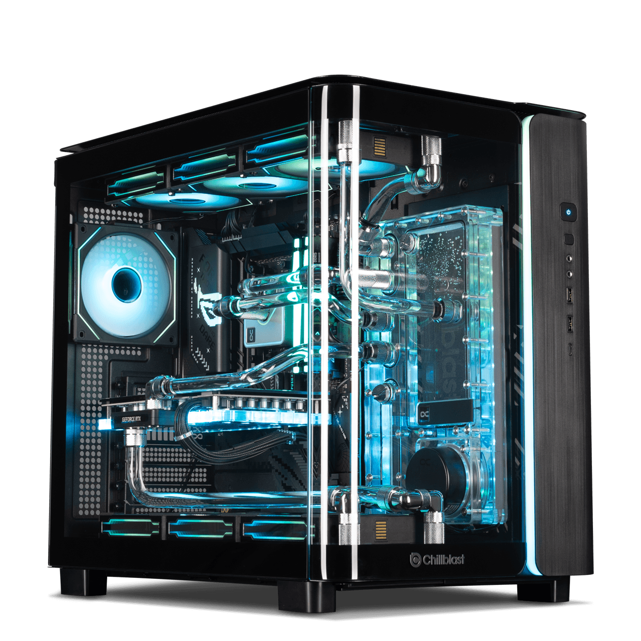 Chillblast Poseidon Ryzen 9 X3D2 RTX 5080 Water Cooled Gaming PC