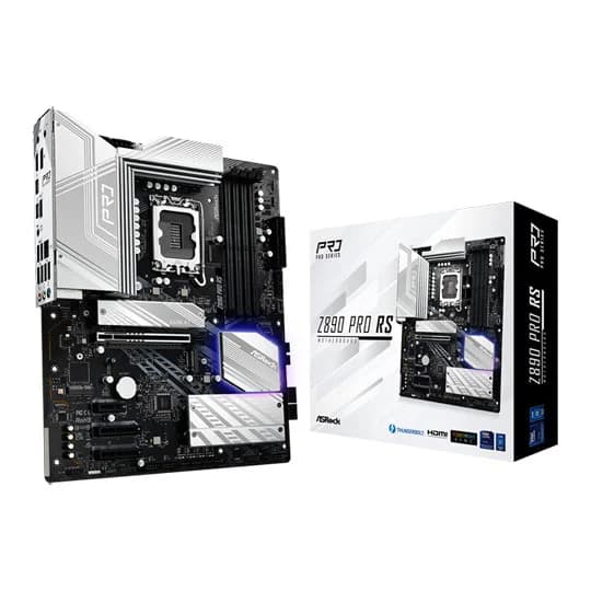 ASRock Z890 Pro RS Intel LGA 1851 PCIE 5.0 DDR5 ATX Motherboard - 90-MXBP10-A0UAYZ
