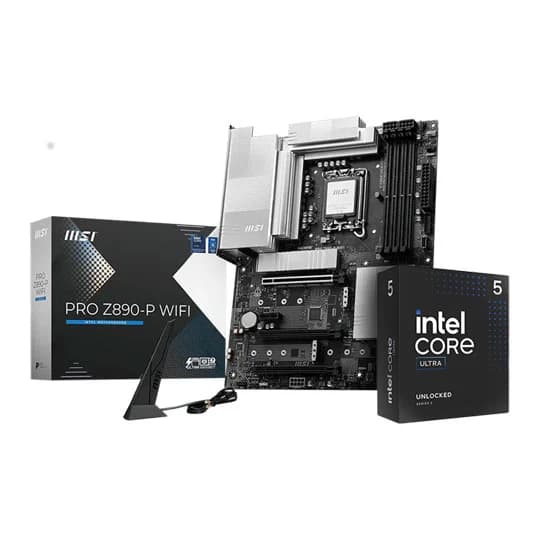MSI PRO Z890-P WIFI 6E Intel LGA1851 DDR5 PCIe 5.0 5G LAN ATX Motherboard