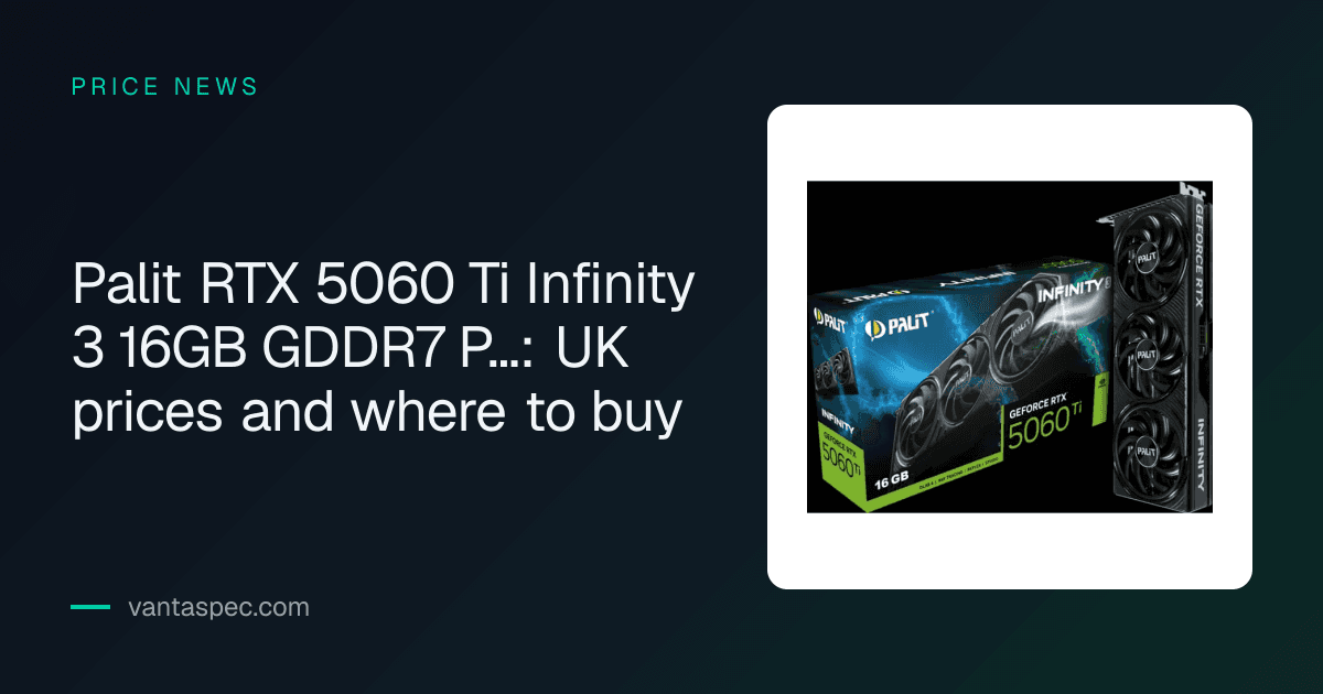 Product photos: Palit GeForce RTX 5060 Ti Infinity 3 16GB GDDR7 PCI-Express Graphics Card
