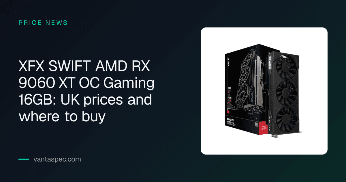 Product photos: XFX SWIFT AMD Radeon RX 9060 XT OC Gaming 16GB Graphics Card