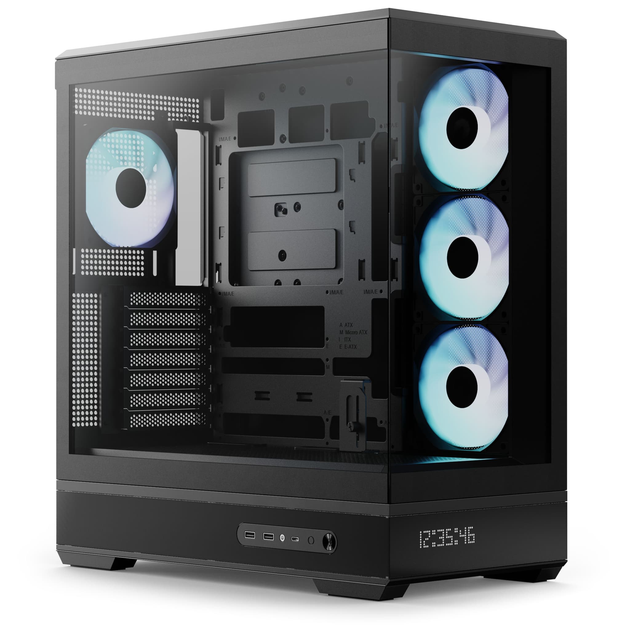 Aerocool P500B Mid Tower Case - Black