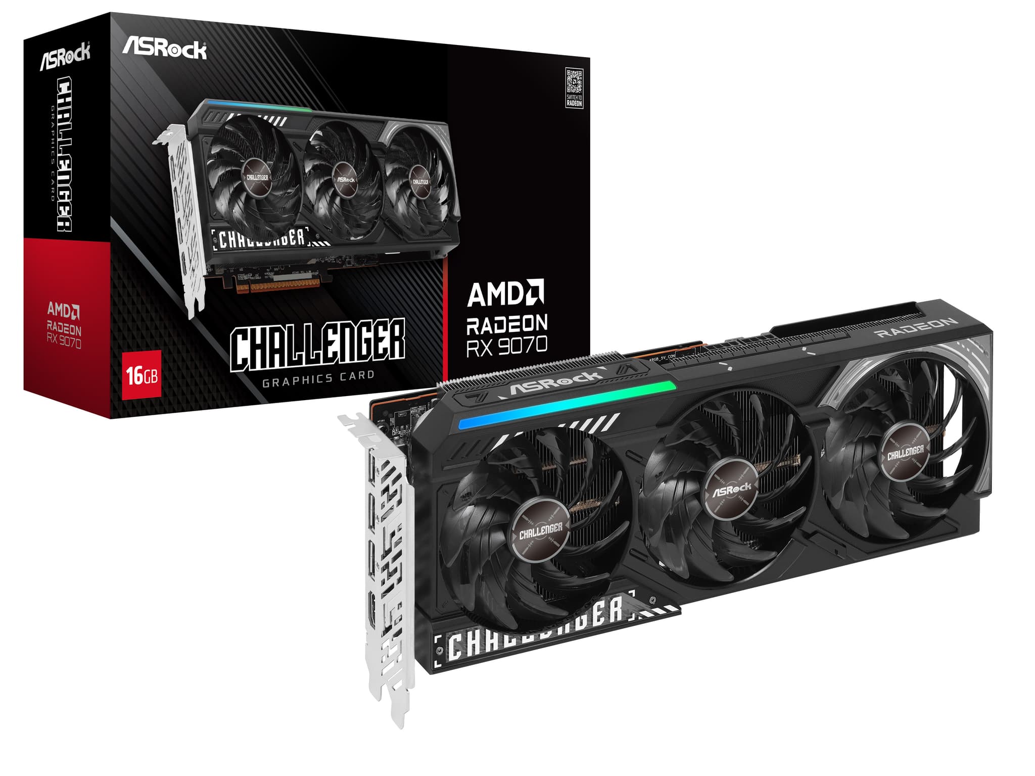 ASRock Radeon RX 9070 Challenger