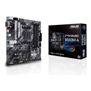 ASUS PRIME B550M-A AMD B550 DDR4 Micro ATX Motherboard - Socket AM4