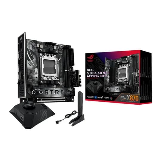 Asus ROG STRIX X870-I GAMING WIFI AMD Ryzen DDR5 Motherboard - Socket AM5 - 90MB1IW0-M0EAY0