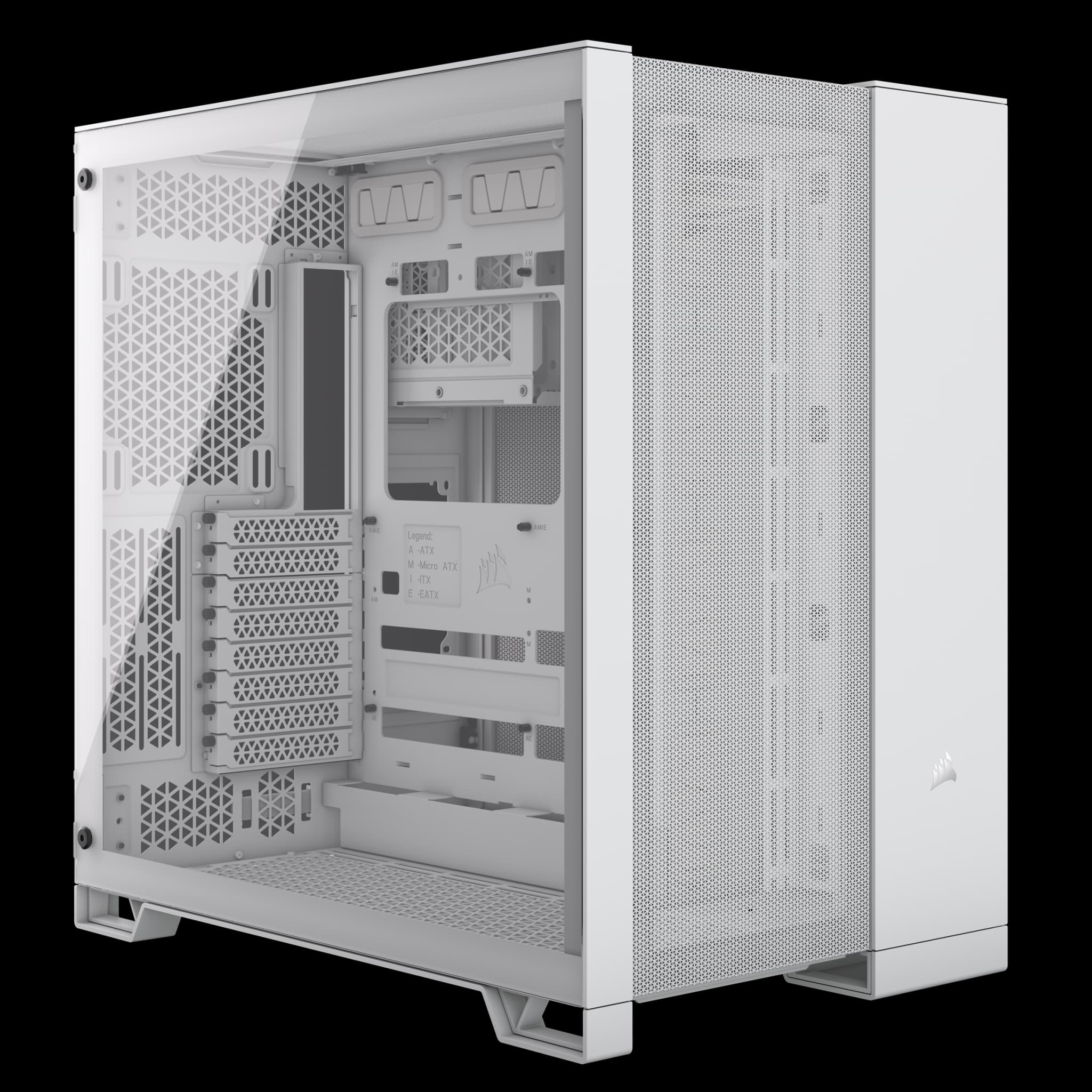 Corsair 6500D Airflow Mid-Tower Dual Chamber PC Case - White - CC-9011260-WW