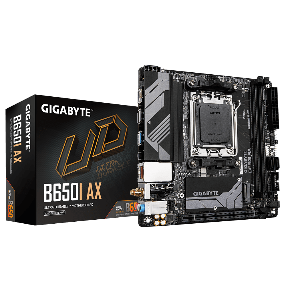 Gigabyte B650I AX Wifi DDR5 AM5 Mini-ITX Motherboard
