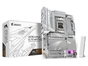Gigabyte X870 AORUS ELITE WIFI7 ICE AMD Ryzen DDR5 WIFI Motherboard - Socket AM5