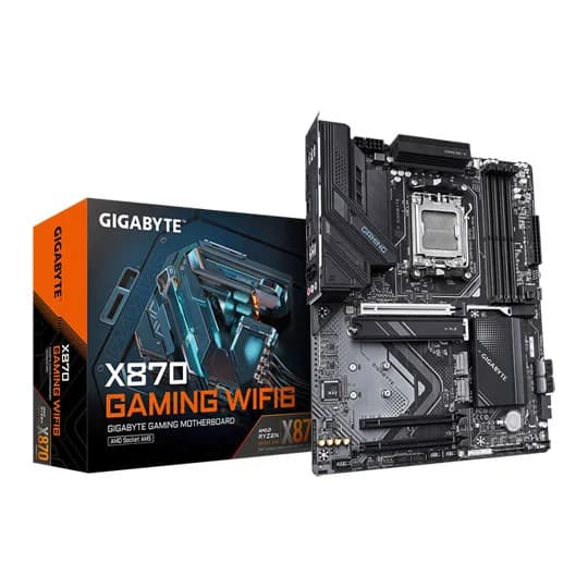 Gigabyte X870 GAMING WIFI6 AMD Ryzen DDR5 WIFI Motherboard - Socket AM5