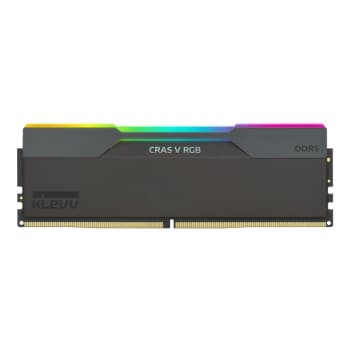Klevv CRAS V RGB 32GB DDR5 Desktop Memory Kit in Black 2 x 16GB 6000MTs