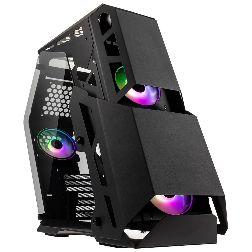 KOLINK Big Chungus Shredded ATX Mid-Tower PC Case - Black