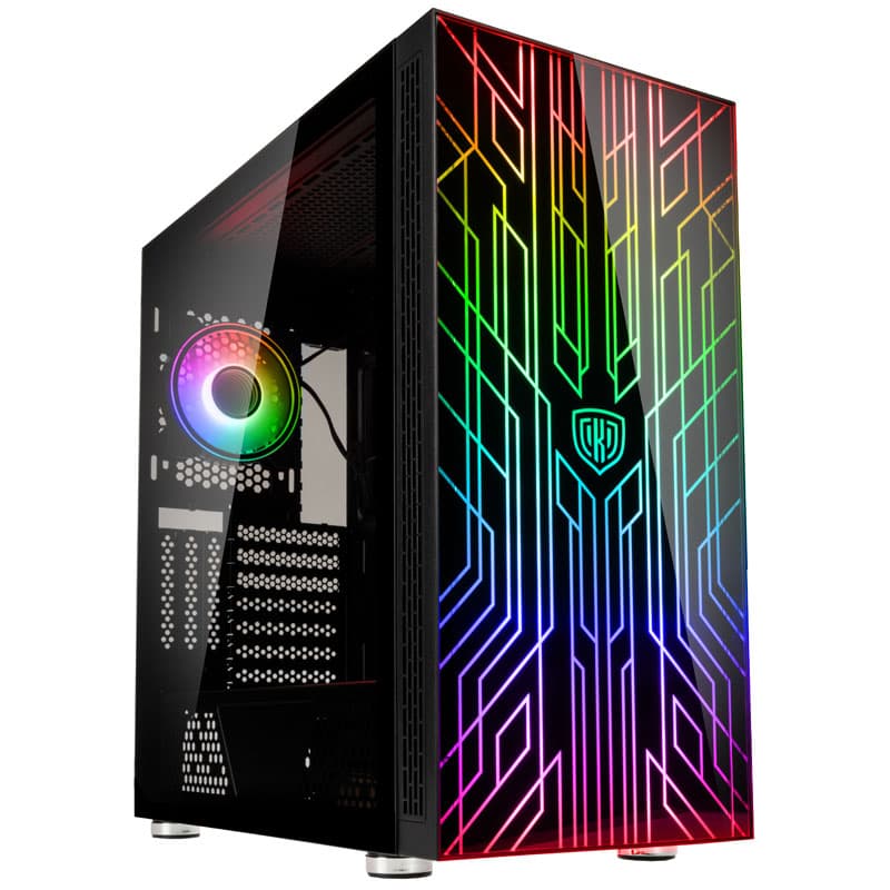 Kolink Unity Nexus ARGB Tempered Glass ATX Mid Tower PC Case - Black