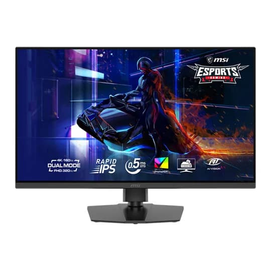 MSI MAG 322URDF E16 32" 3840x2160 (UHD) Dual Mode (160Hz > 320Hz) Rapid IPS 1ms FreeSync Premium HDMI 2.1 Widescreen Gaming Monitor