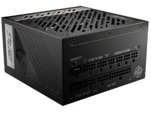 MSI MPG A1000G PCIE5 1000W PSU 80 PLUS Gold Modular ATX 3.0 Power Supply