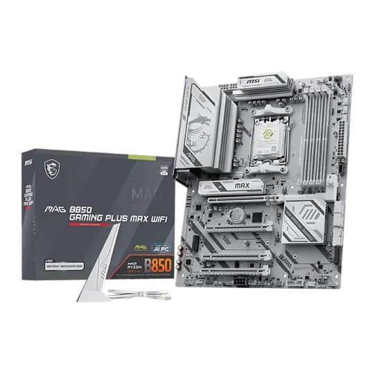 MSI B850 GAMING PLUS WIFI PZ AM5 Motherboard, White