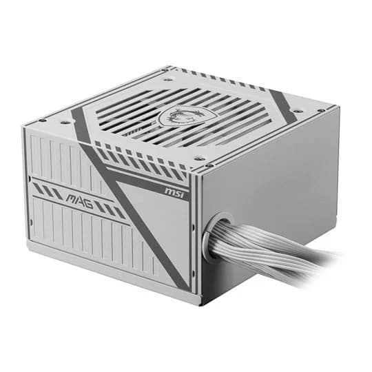 MSI MAG A650BNL 80+ Bronze Non Modular Power Supply - White
