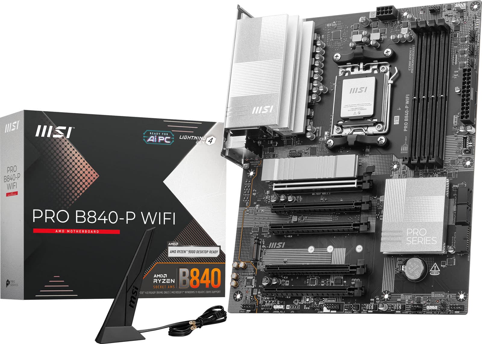 MSI PRO B840-P WIFI AMD Ryzen AM5 DDR5 ATX Motherboard