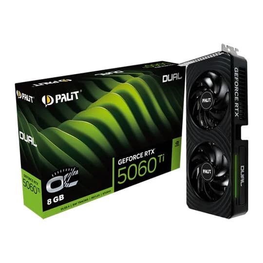Palit GeForce RTX 5060 Ti Dual 8GB GDDR7 PCI-Express Graphics Card