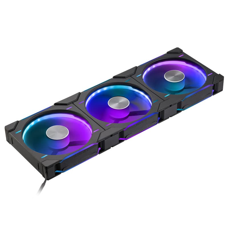 Phanteks D30 Reverse Airflow 140mm DRGB PWM Triple Fan Pack - Black - PH-F140D30R_DRGB_PWM_BK01_3P