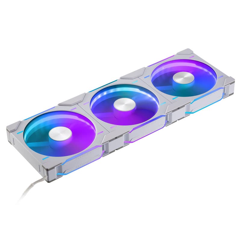 Phanteks D30 Reverse Airflow 140mm DRGB PWM Triple Fan Pack - White - PH-F140D30R_DRGB_PWM_WT01_3P