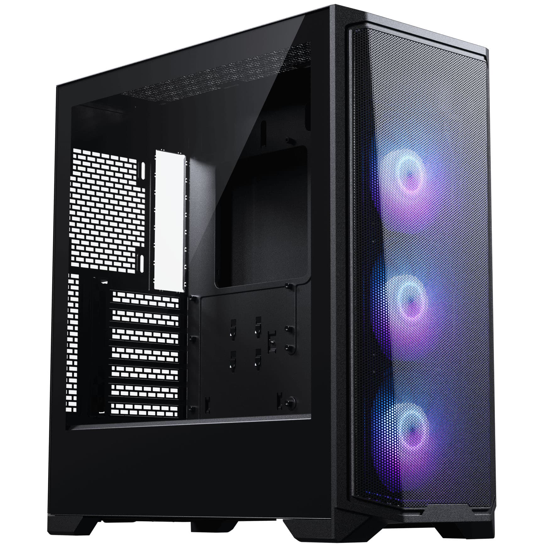 Phanteks Eclipse G370A ATX Mid-Tower Mesh Front ARGB Gaming Case - Black - PH-EC370A_DBK01