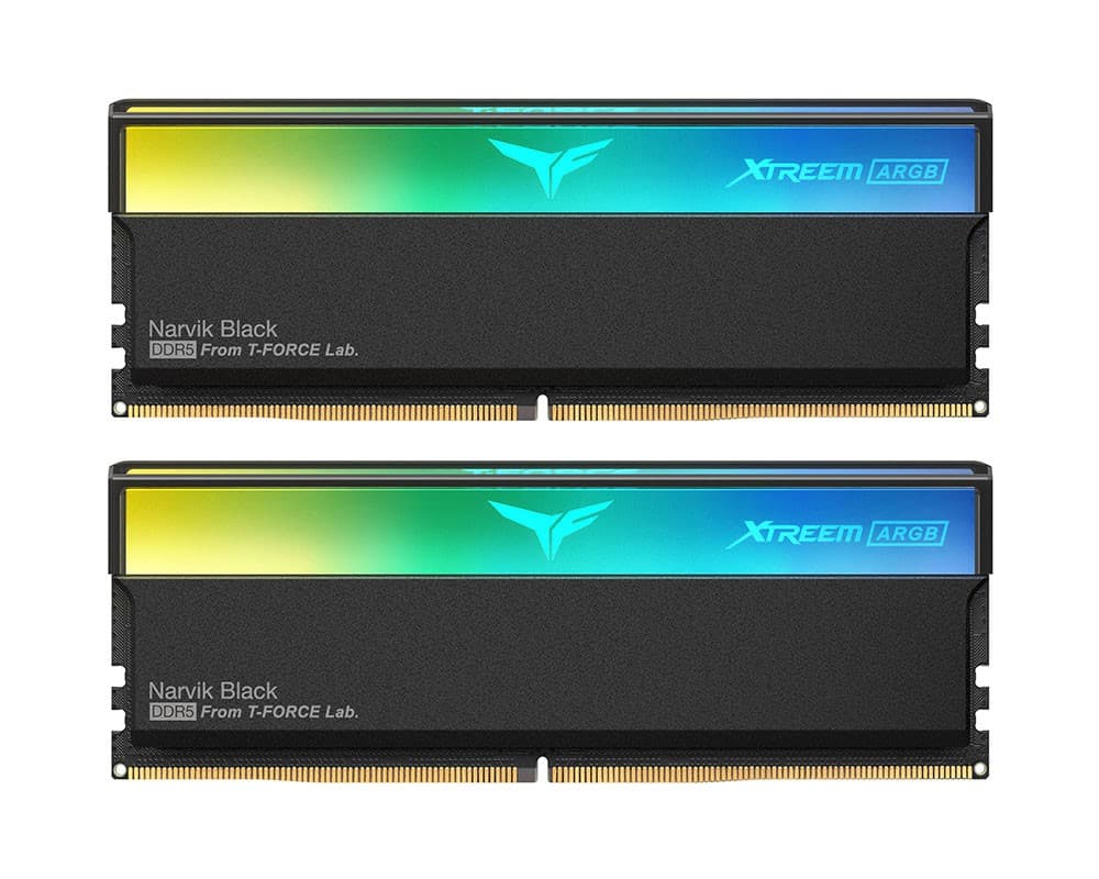 TeamGroup Xtreem ARGB 32GB (2X16GB) DDR5 C38 8000MHz Dual Channel Kit - Black