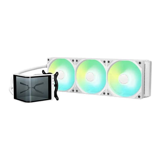 TRYX PANORAMA SE ARGB 360mm AiO Liquid CPU Cooler in White