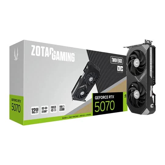 ZOTAC GAMING GeForce RTX 5070 SOLID OC 12GB GDDR7 Graphics Card - ZT-B50700J-10P