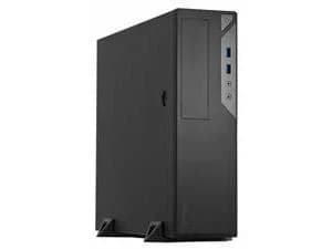 Antec VSK2000-U3 Micro-ATX Slim Tower Gaming PC Case - Black - 0-761345-92003-2
