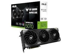 ASUS TUF Gaming NVIDIA GeForce RTX 5070 12GB GDDR7 OC Edition Graphics Card - TUF-RTX5070-O12G-GAMING