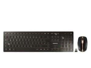 CHERRY DW 9100 SLIM Bluetooth Keyboard and Mouse in Black