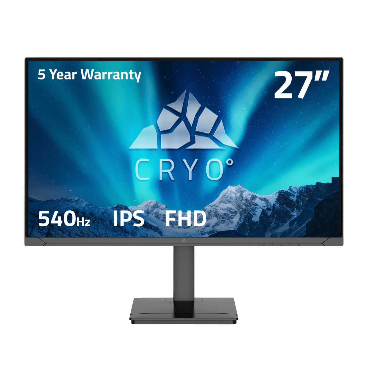Cryo Vision 27 inch FHD 540hz Gaming Monitor