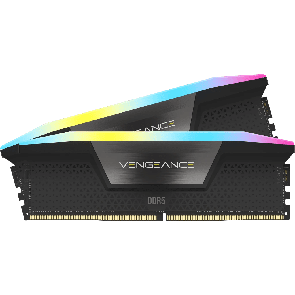 Corsair Vengeance RGB XMP 32GB (2X16GB) DDR5 PC5-44800C36 8000MHz Dual Channel Kit - Black