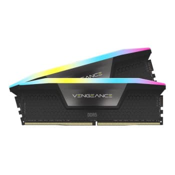 Corsair Vengeance RGB Black CMH32GX5M2B5200C40 32GB (2 x 16GB) 5200 MHz DDR5 Desktop RAM