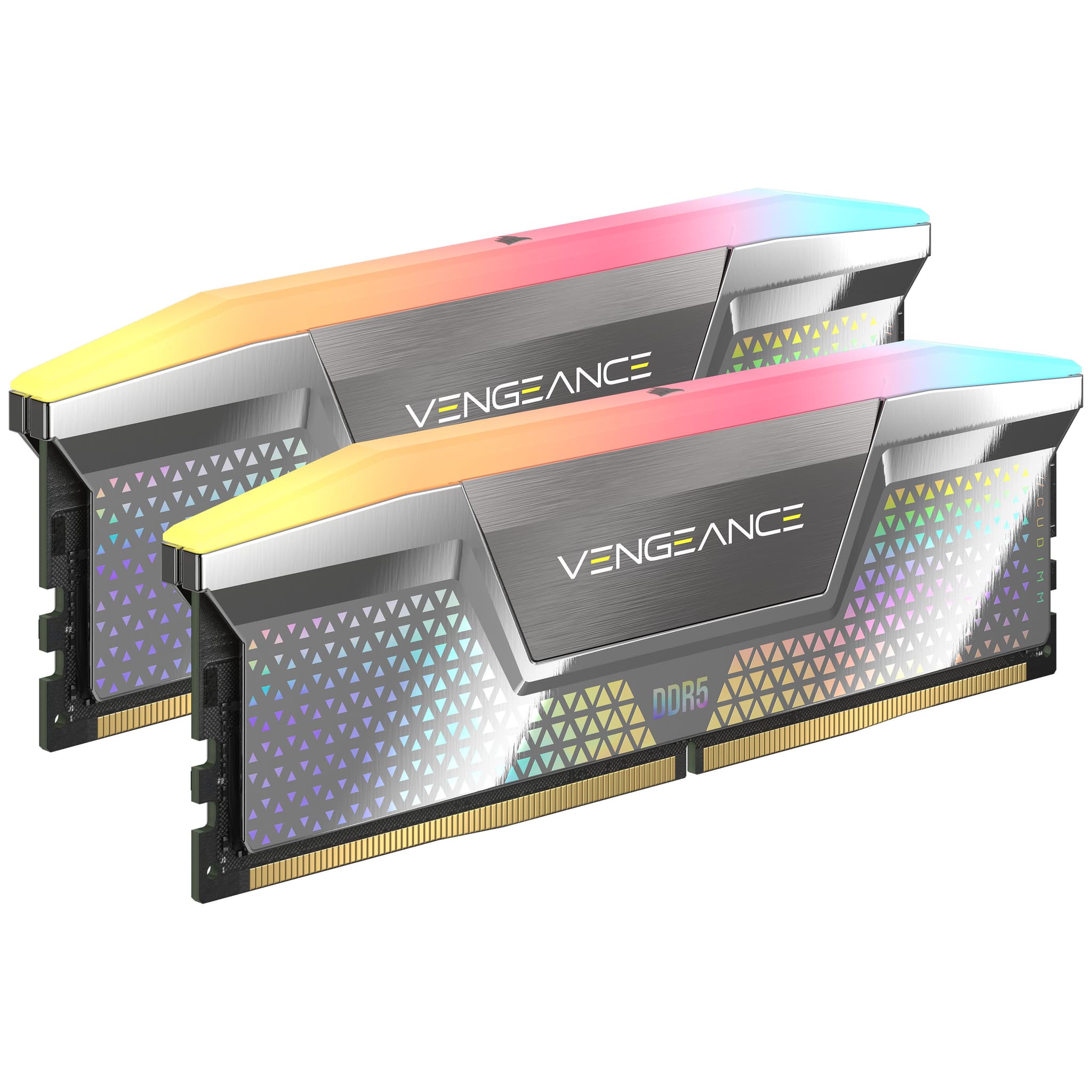 Corsair Vengeance RGB XMP CUDIMM 48GB (2 x 24GB) DDR5 8200MHz C40 Dual Channel Kit - Silver