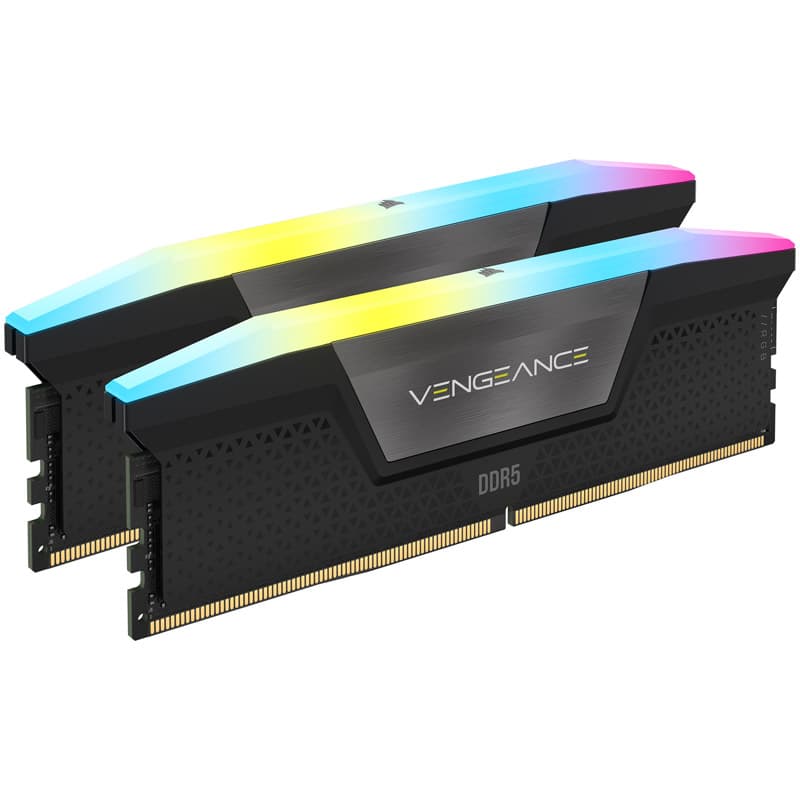 Corsair Vengeance RGB XMP 96GB (2X48GB) DDR5 PC5-48000C40 5600MHz Dual Channel Kit