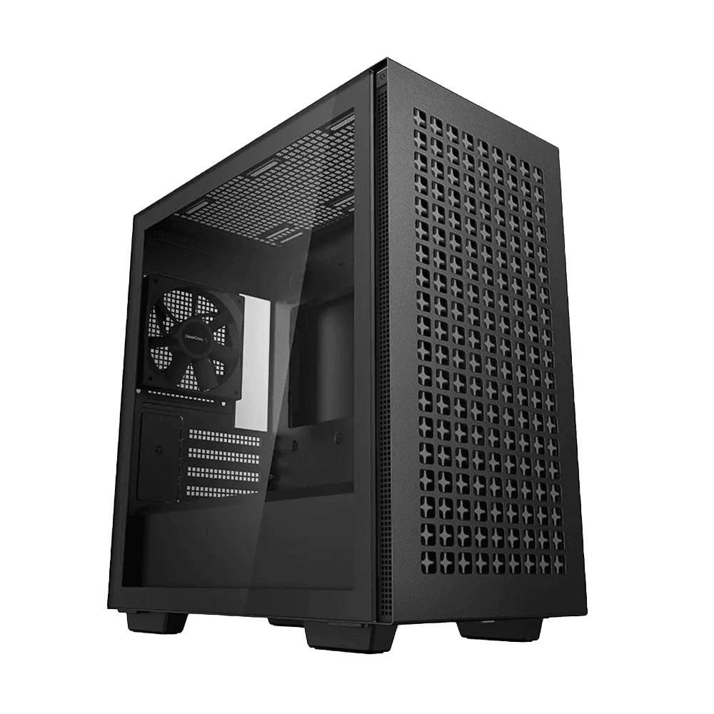 DeepCool CH370 MicroATX Mid Tower Case - Black