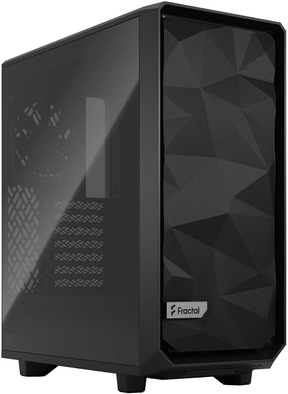 Fractal Design Meshify 2 Compact Mid Tower ATX Case in Black with Light Tint Tempered Glass