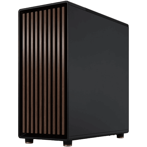 Fractal Design North Mid Tower ATX Case in Charcoal, Mesh Side