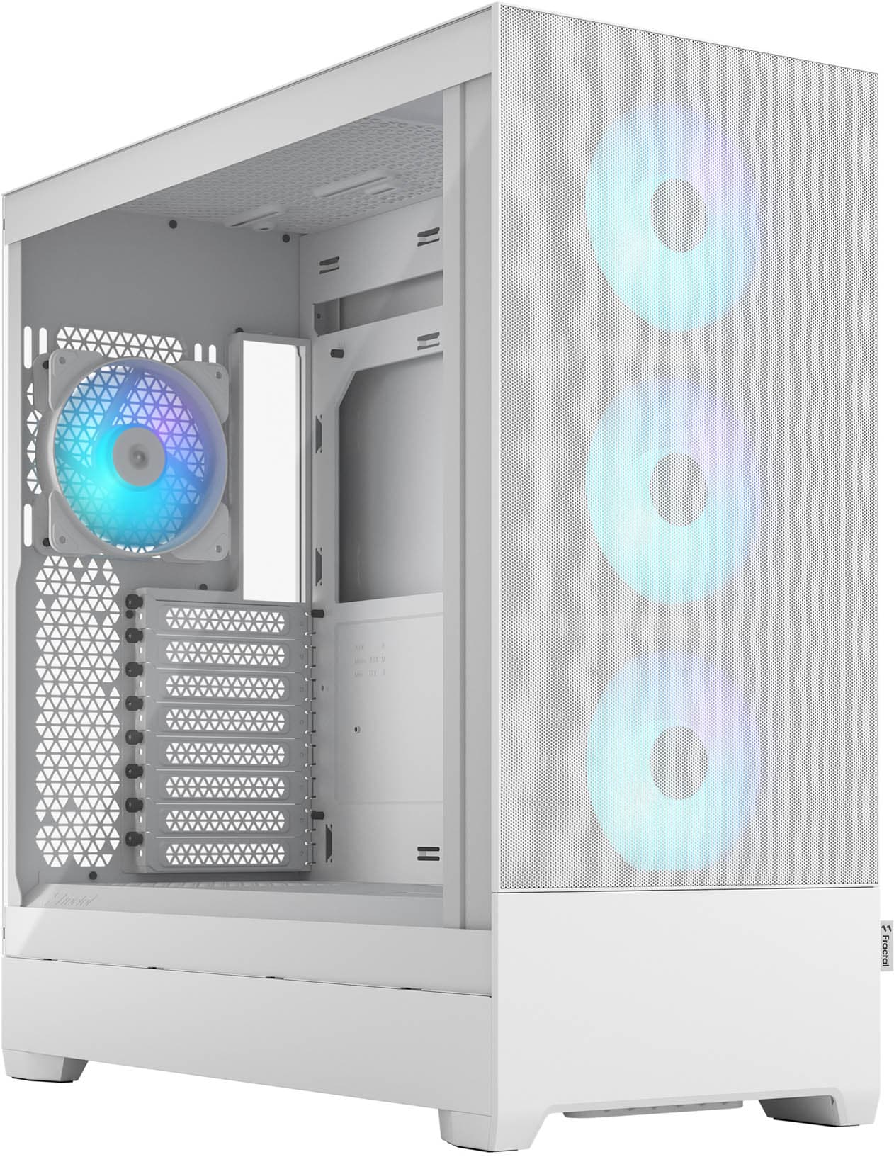 Fractal Design Pop XL Air RGB Full Tower Case in White, ATX support, Tempered Glass Side Panel
