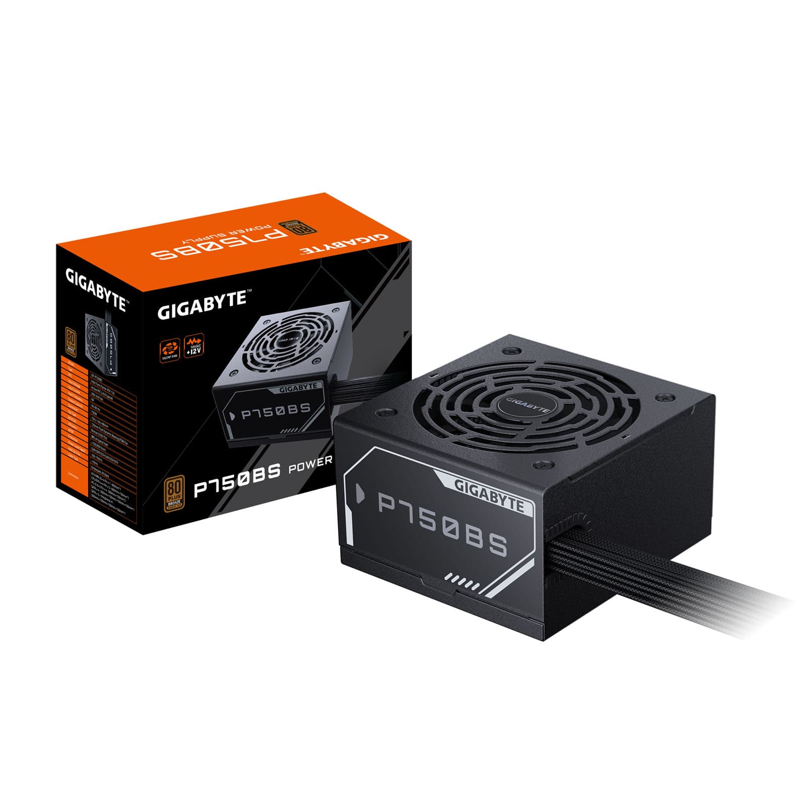 Gigabyte P750BS 750W 80 PLUS Bronze Certified ATX Power Supply