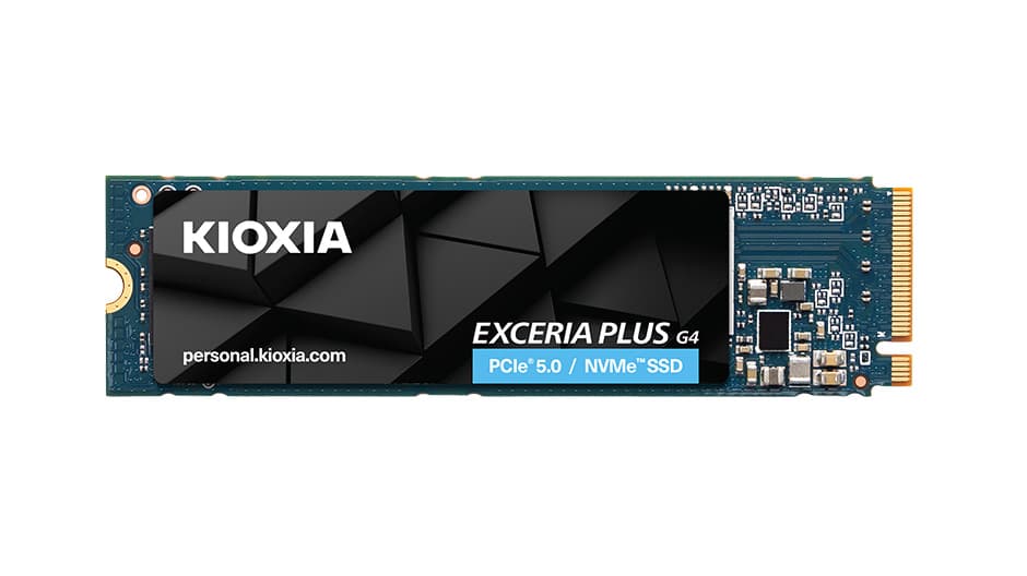 KIOXIA EXCERIA PLUS G4 2TB M.2-2280 PCIe Gen5 x4 NVMe Internal SSD