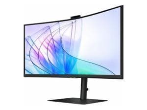 Samsung ViewFinity S6 S34C652VAU 34" Class Webcam UW-QHD Curved Screen LED Monitor - 21:9 - Black