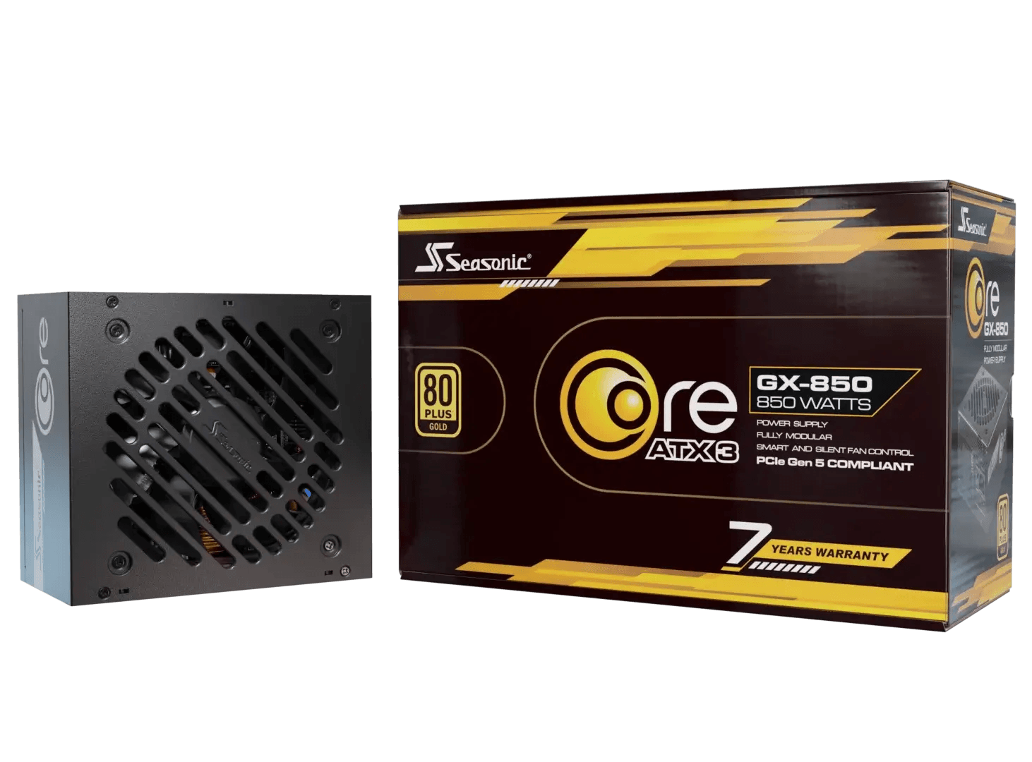 Seasoinc CORE GX ATX 3.1 850W 80 PLUS Gold Certified Fully Modular ATX Power Supply