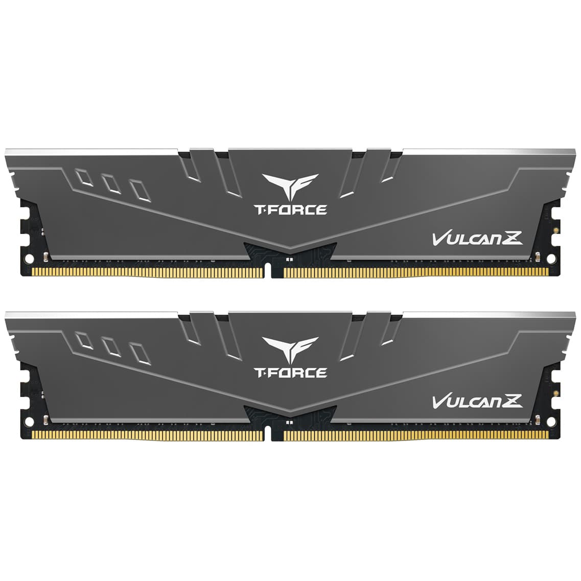 Team Group Vulcan Z T-Force 32GB (2x16GB) DDR4 PC4-25600C16 3200MHz Dual Channel Kit - Grey
