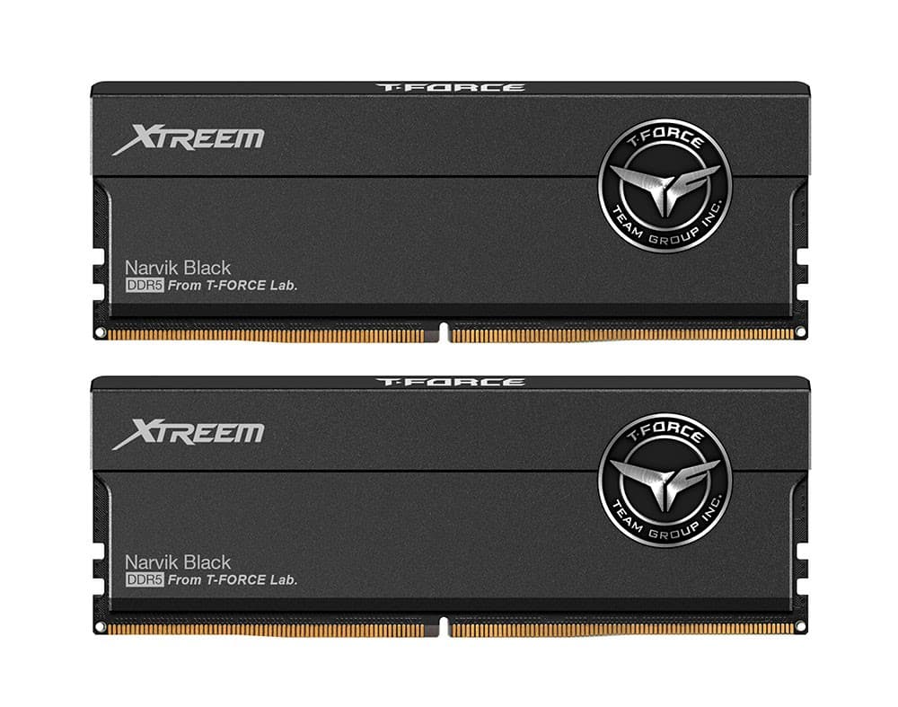 TeamGroup Xtreem 32GB (2X16GB) DDR5 PC5-57600C34 7200MHz Dual Channel Kit - Black