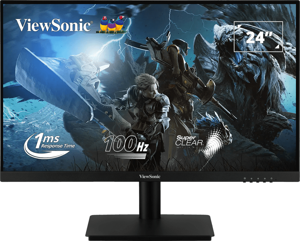 ViewSonic VA2406-H 24 inch Full HD 100Hz VA Monitor
