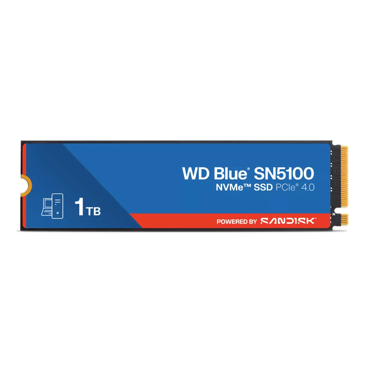 WD Blue SN5100 - SSD - 1 TB - internal - M.2 2280 - PCIe 4.0 (NVMe)