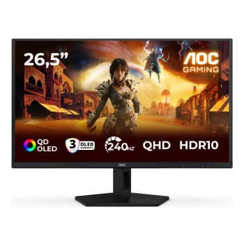 AOC G4 Q27G41ZDF 27" QD-OLED Quad HD 240Hz 0.03ms G-Sync compatible Gaming Monitor