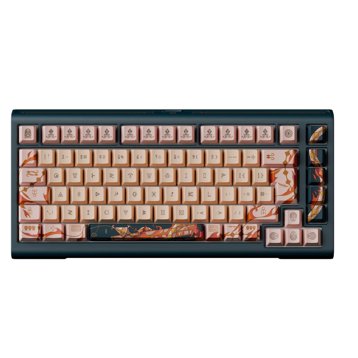Ducky Zodiac Year of the Snake Cherry MX2A Blue Switch 75% Mechanical Gaming Keyboard (Limited Edition)